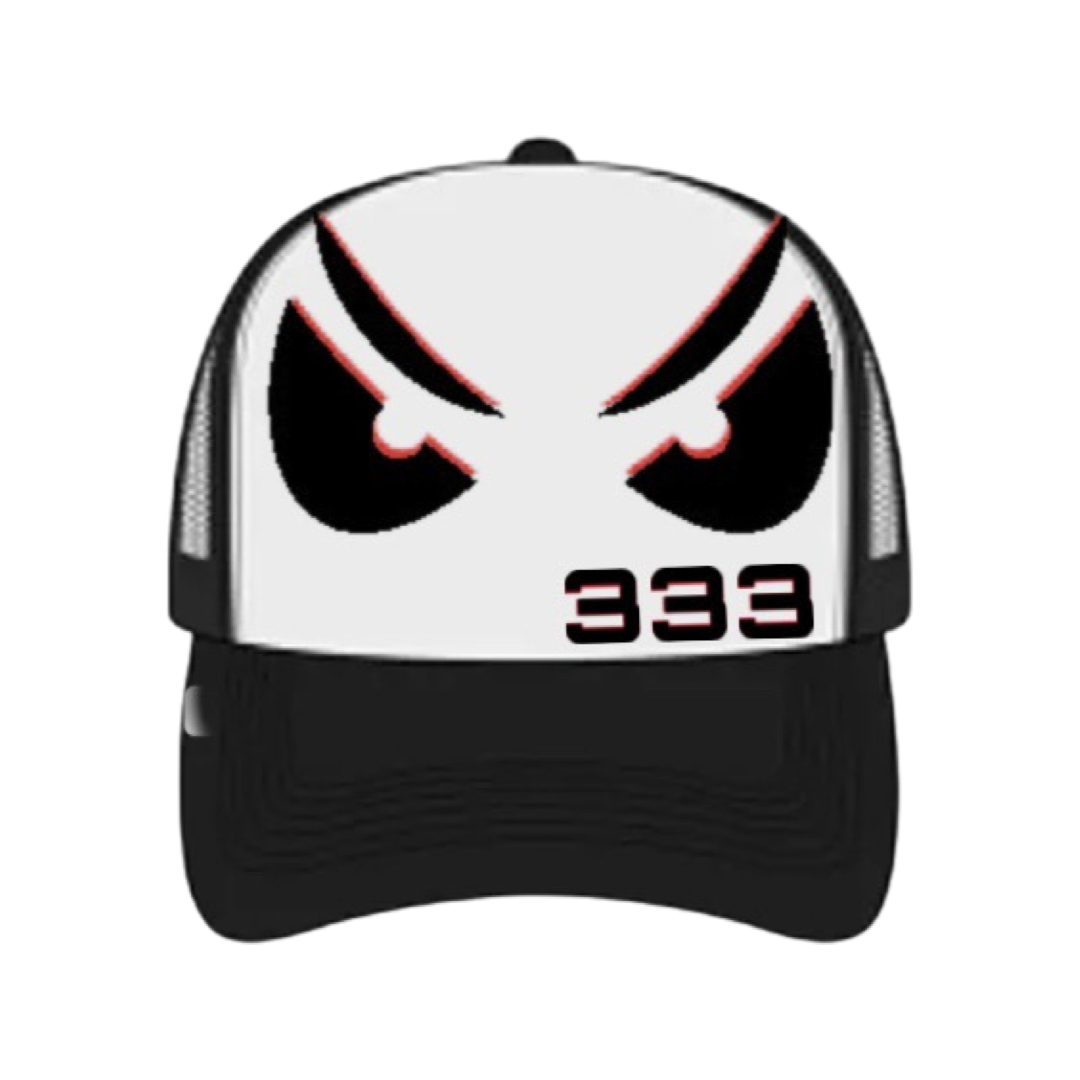 Black/red hat