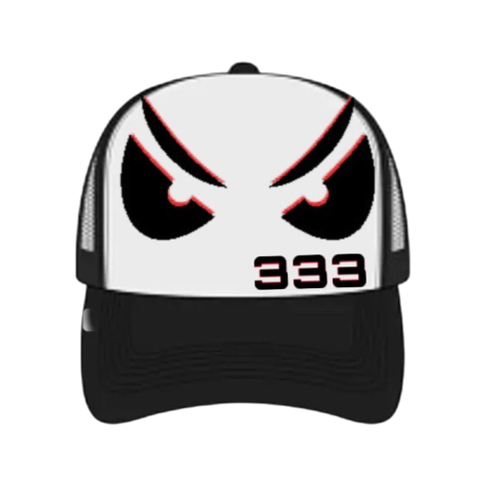 Black/red hat