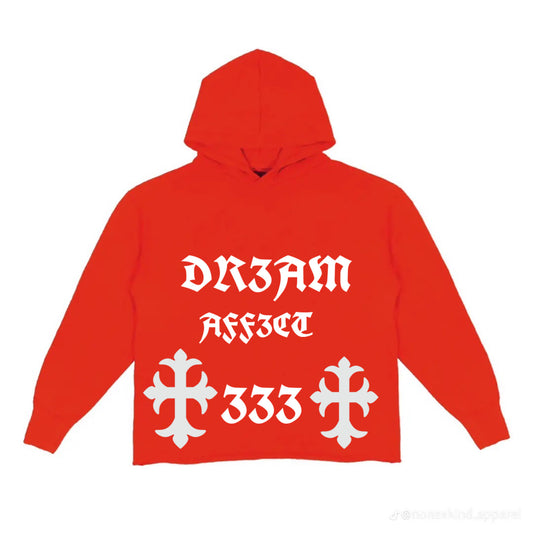 Red/white hoodie