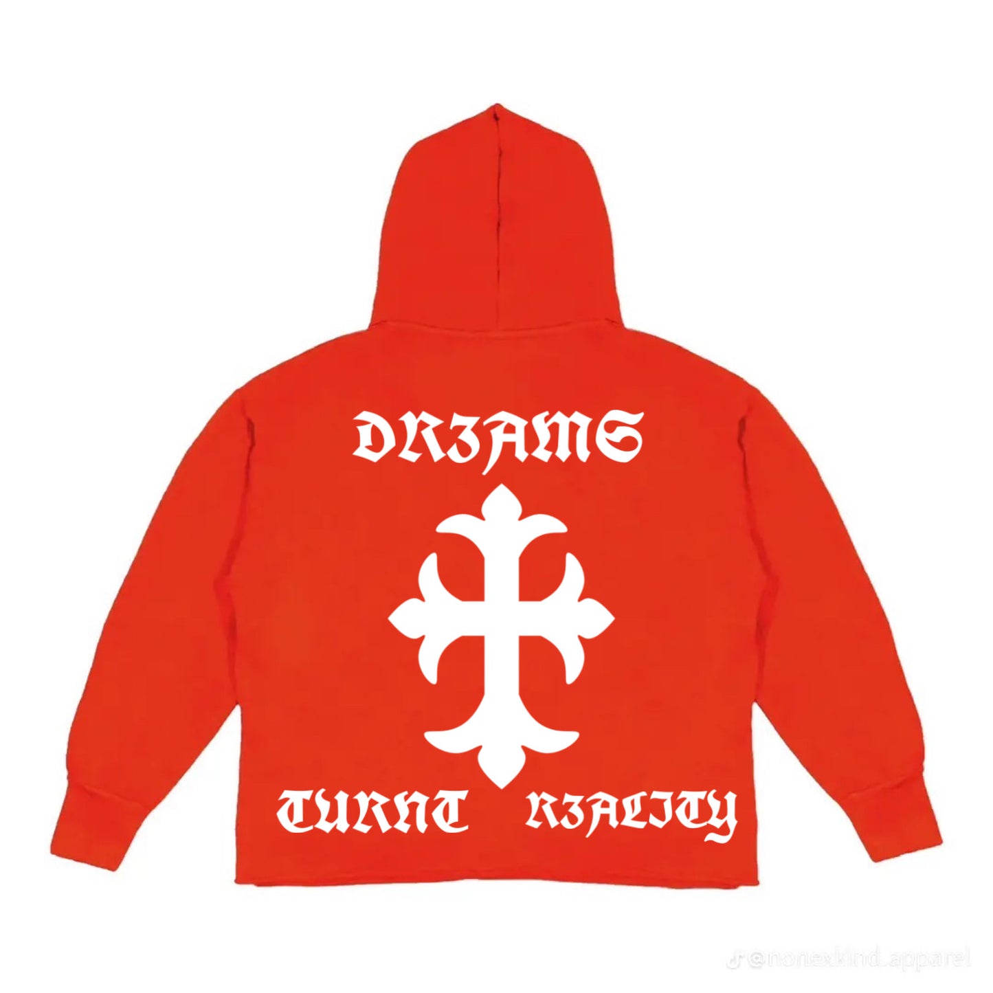 Red/white hoodie